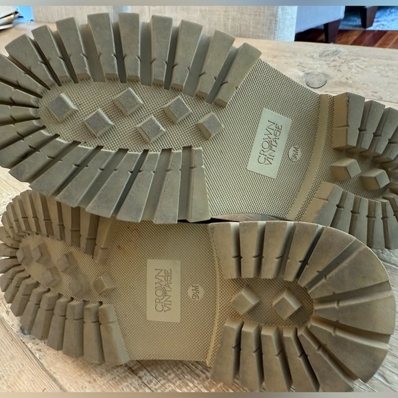 Crown Vintage Lane Chunky Loafers, Tan, Women's 9.5 EUC - Picture 4 of 8